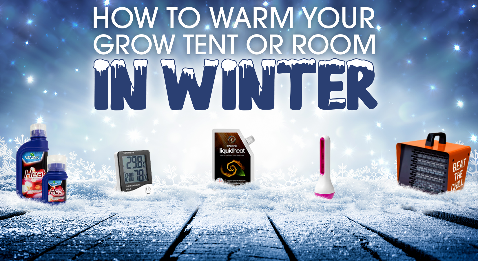 Grow tent heater keeping indoor plants warm during winter – Holland Horticulture