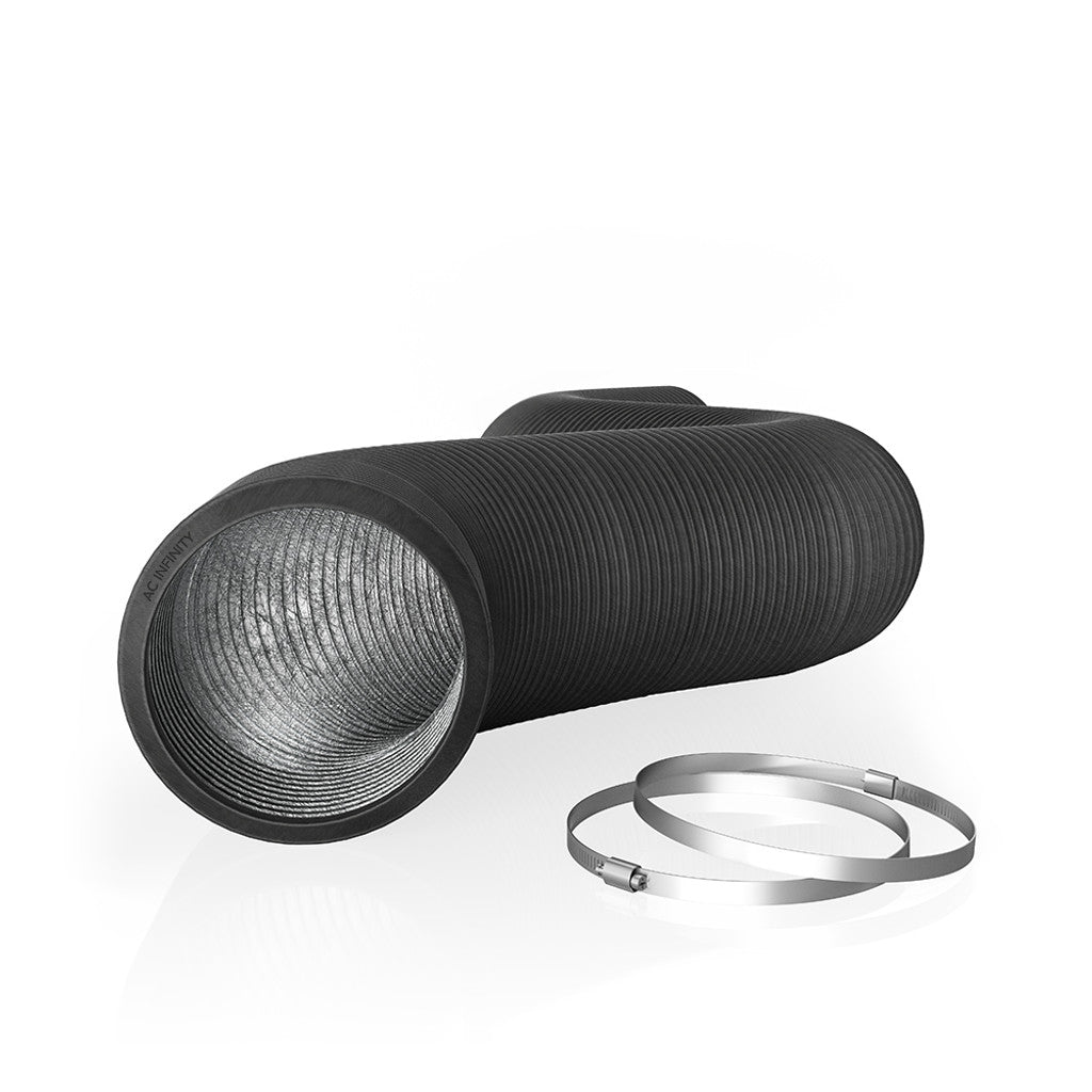 Full 8ft 8 inch flexible ducting for ventilation and hydroponic grow rooms