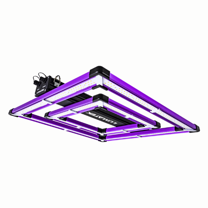 Lumatek Attis Pro LED 200W grow light for indoor hydroponics cultivation