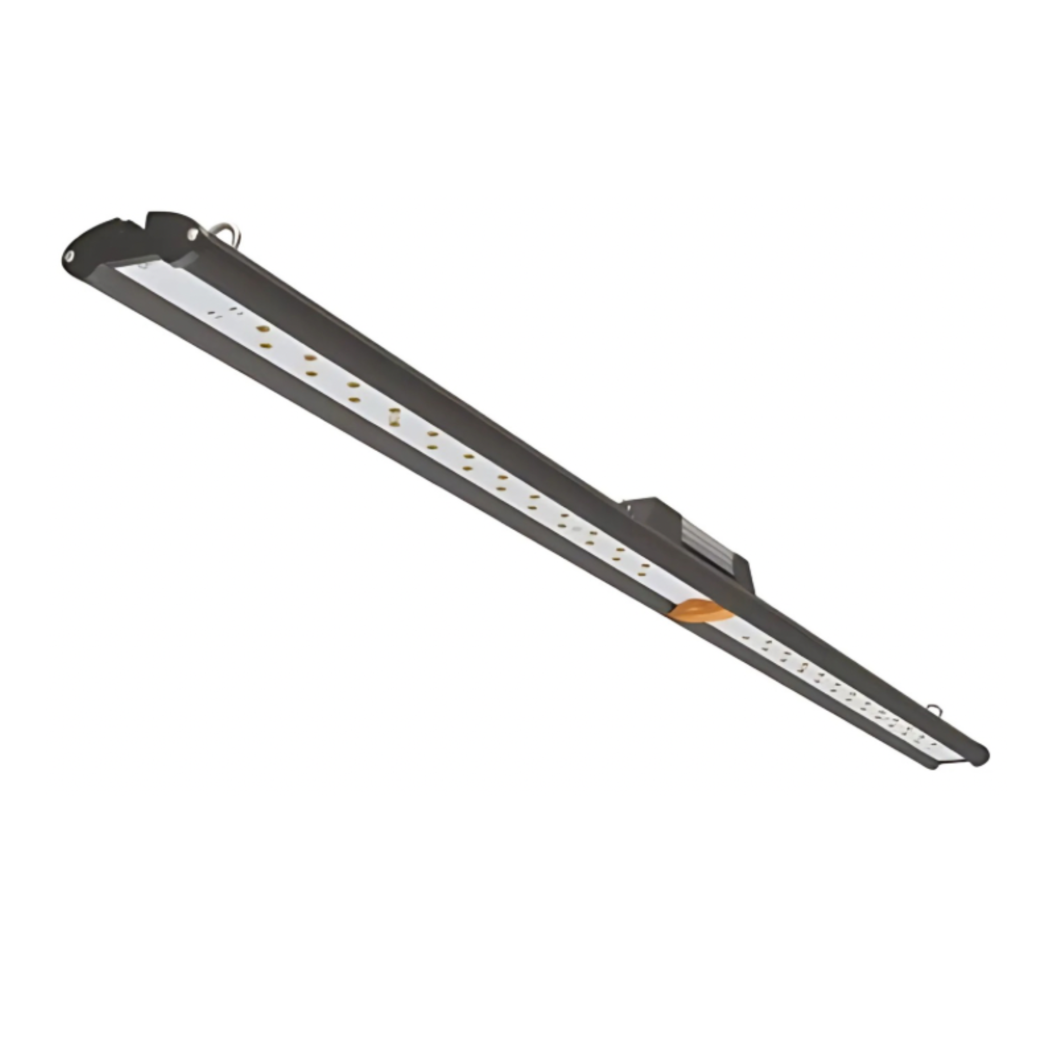 A Kaizen 50W black UV supplementary bar designed for plant growth, featuring a slim, elongated shape with a dimmer on one end.