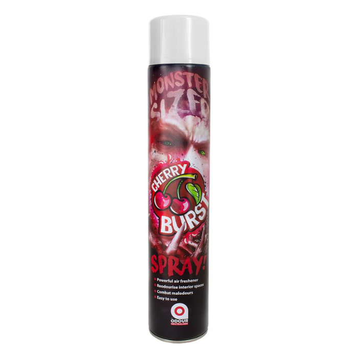 image of an odour neutralising cherry burst spray