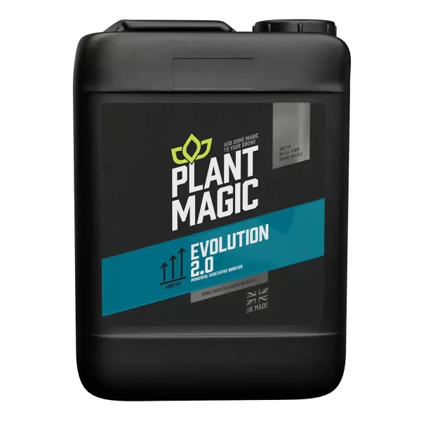 5L Black container with 'Plant Magic Evolution 2.0' label on a white background