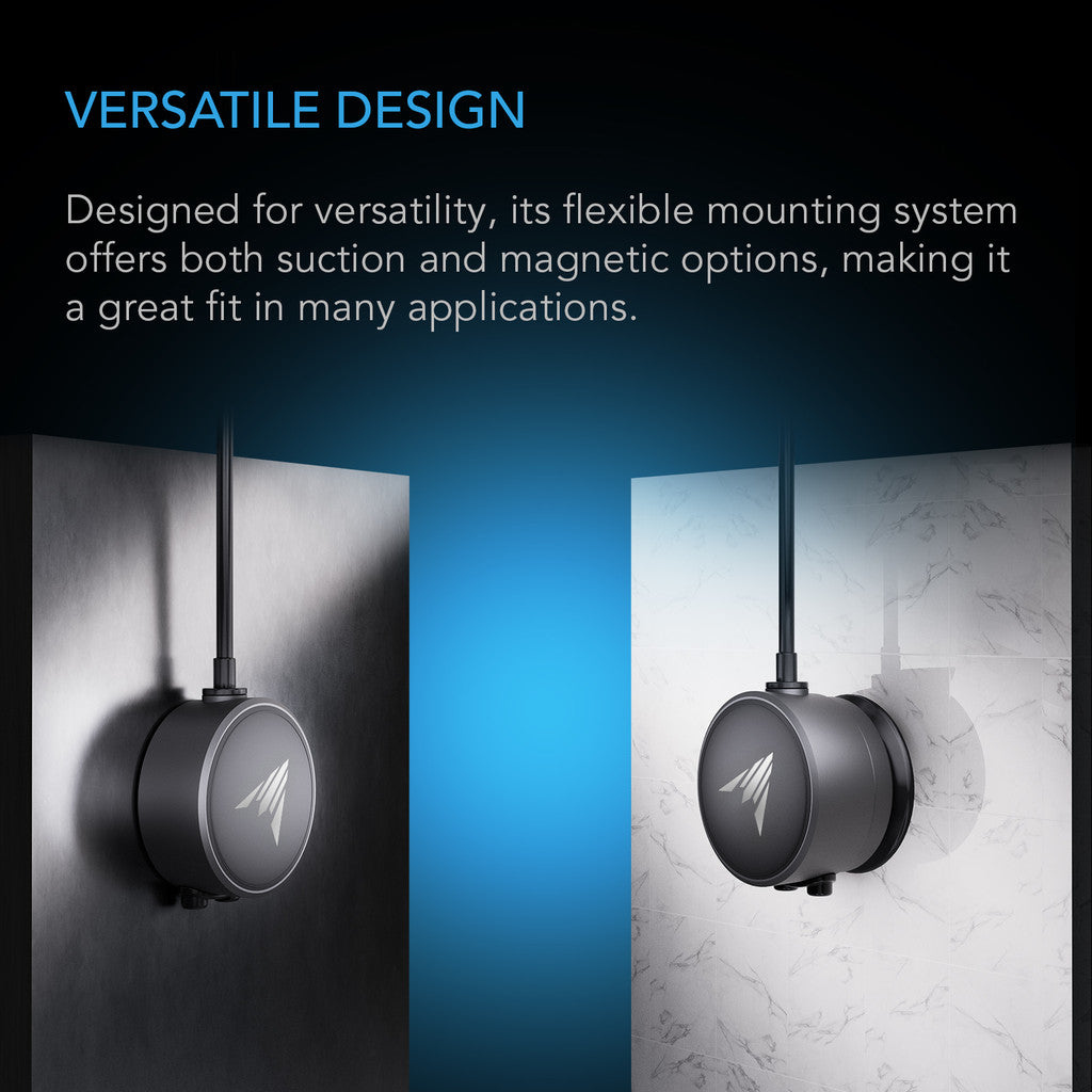 Magnetic-mounted water sensor for versatile placement