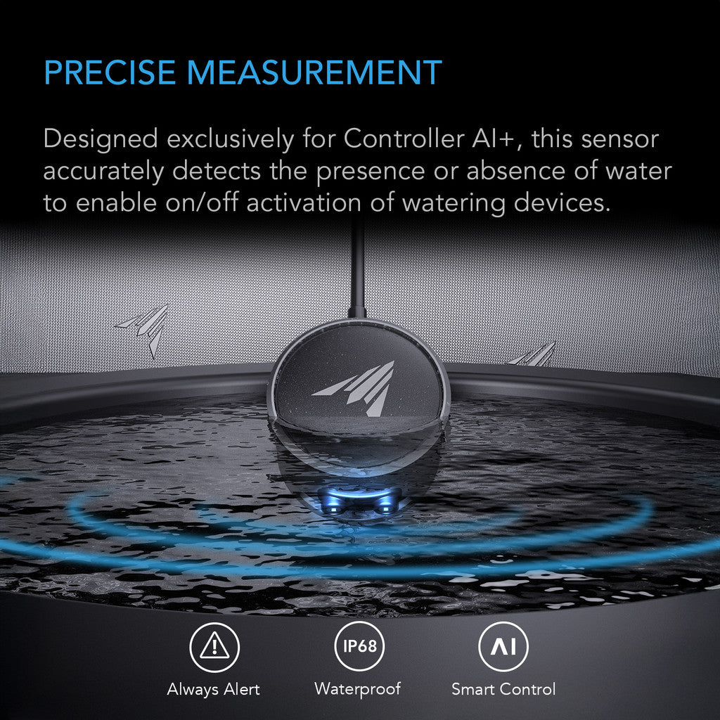 IP68-rated sensor submerged in water for continuous monitoring