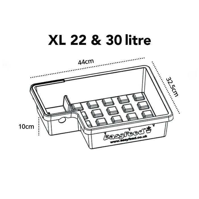 Sizing for Alien Easy Feed Tray in 22L and 30L