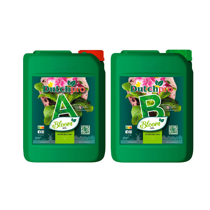 Two bottles of dutch pro a and b bloom soil 5L each.