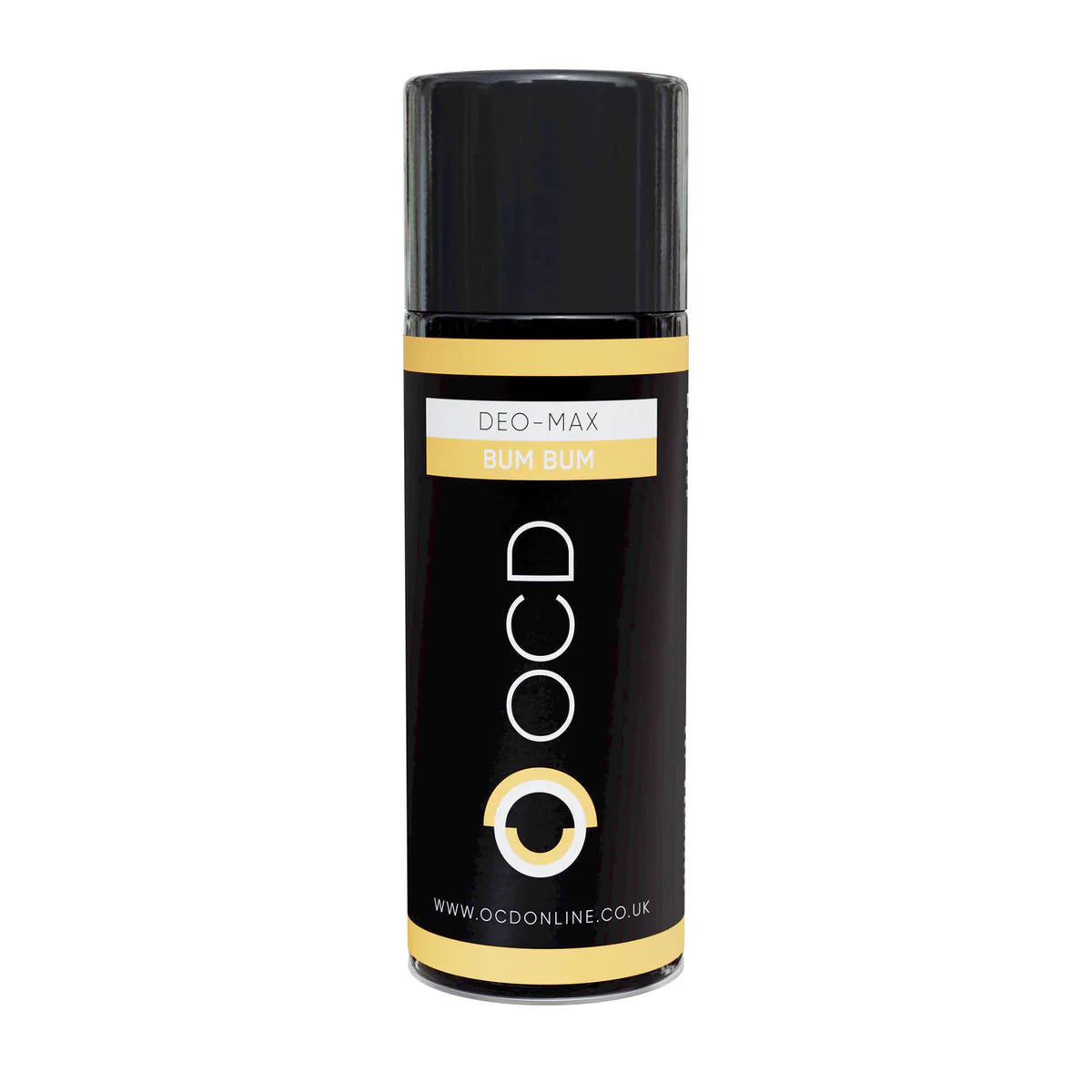 OCD Bum Bum fragrance aerosol providing tropical freshness and odour removal