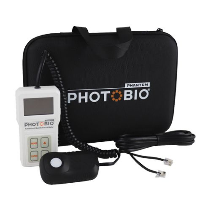 PHOTOBIO PAR light meter and case for LED grow light calibration