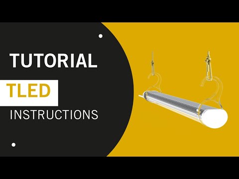 Video of Secret Jardin TLED 26W LED Grow Light in blue and red spectrums for hydroponics