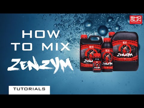 How to mix Shogun zenzym video tutorial