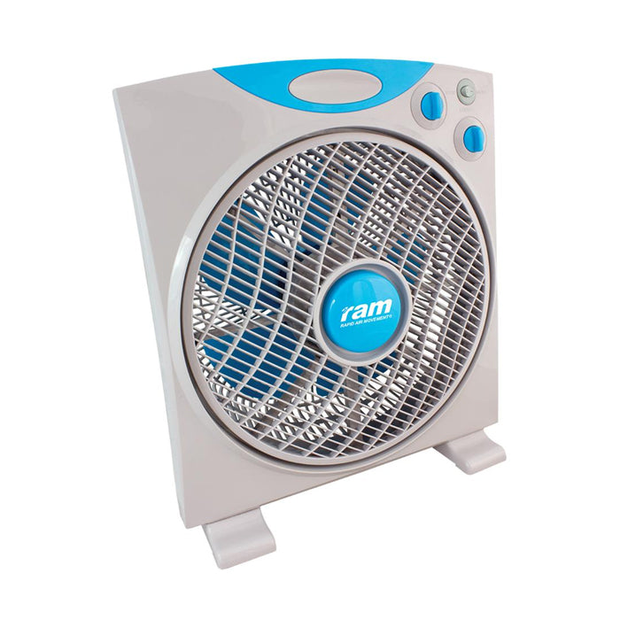 side angle view of ram eco fan