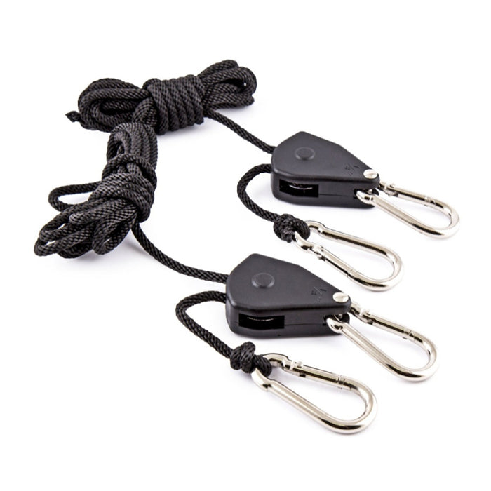 Rope Ratchet HangersRope ratchet hangers for LED grow light installation