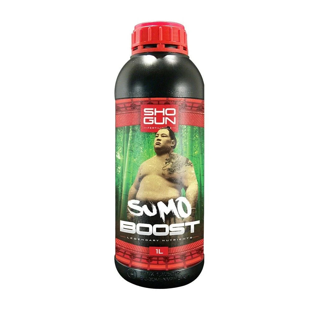 1L Bottle of Shogun Sumo Boost on a white background