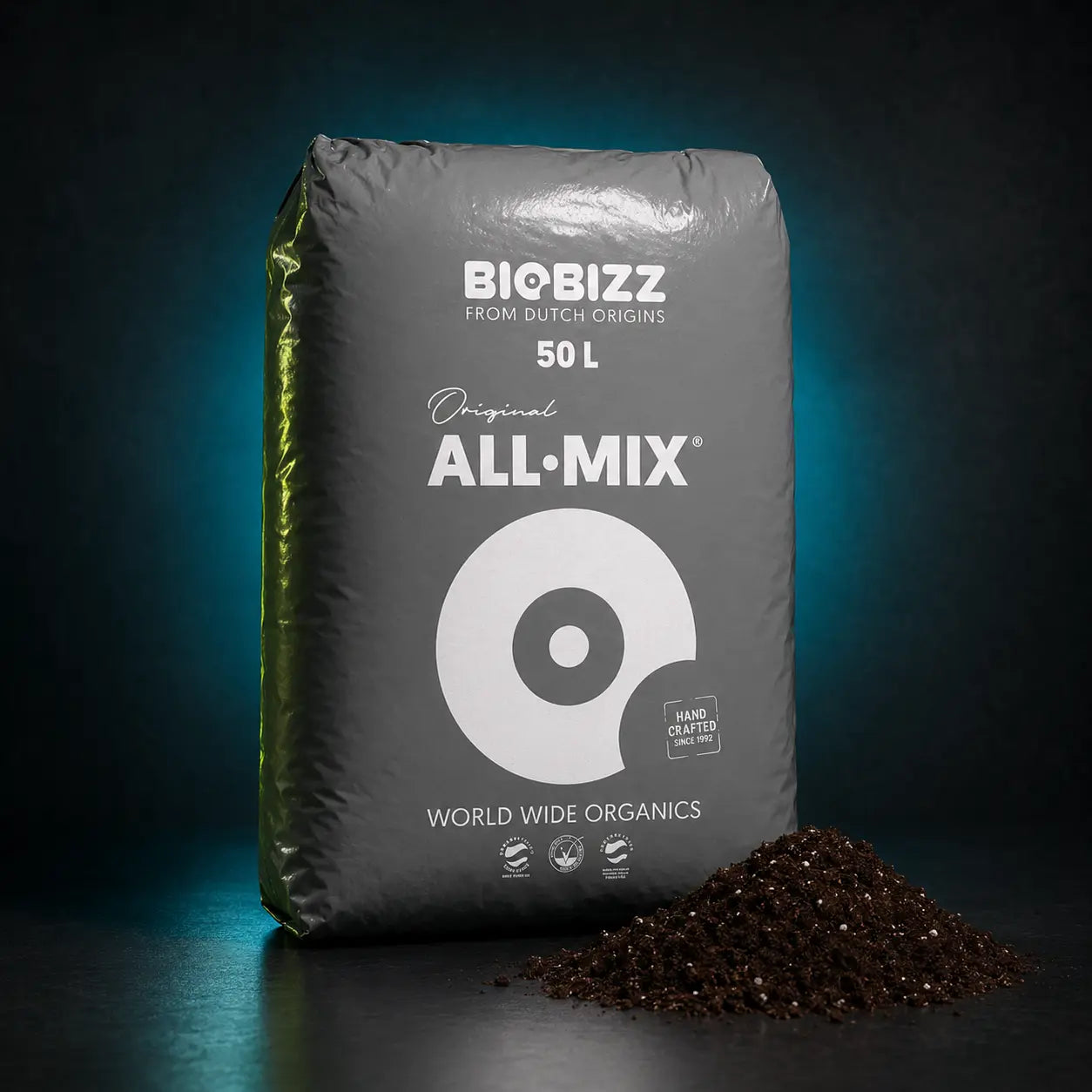 50l allmix sat on soil