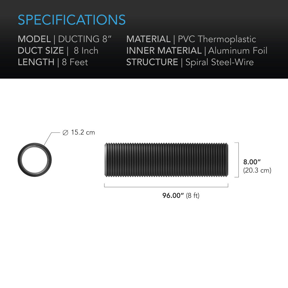 ac infinity ducting specifications