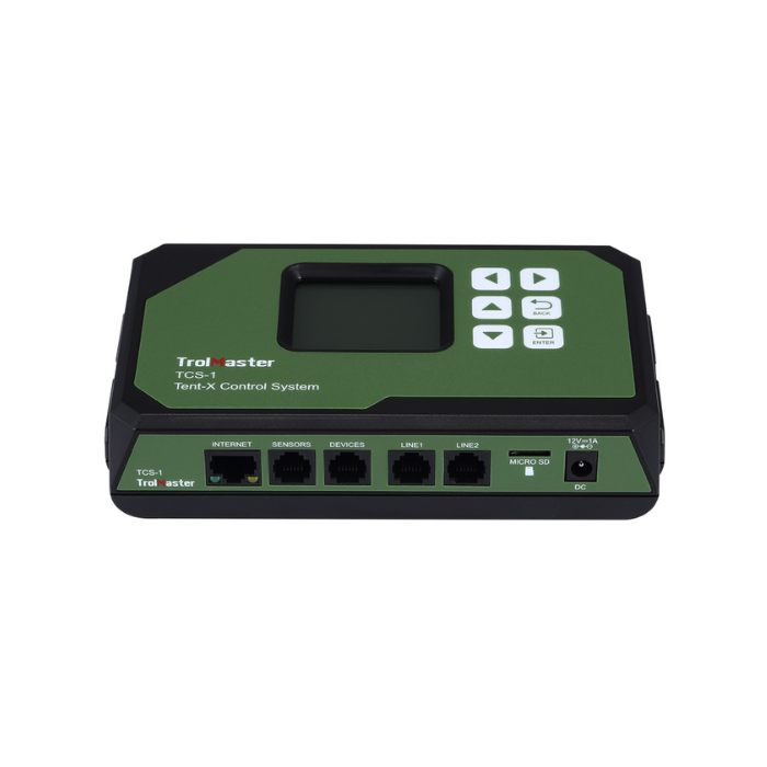 Image of a Trolmaster tent x system controller front view