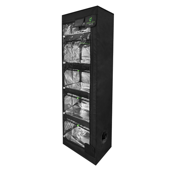 Green Box Tent 60cm x 40cm x 200cm Hydroponics Grow Tent UK