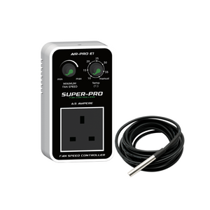 Super Pro E1 Fan Controller With Probe – Summer Essentials for Hydroponics & Indoor Growing | Holland Horticulture