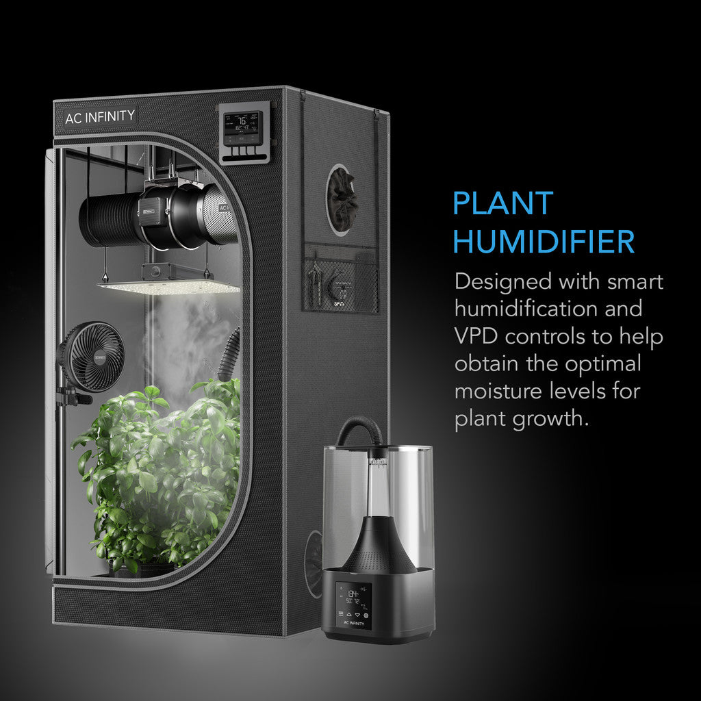 EC ultrasonic vaporizer delivering adjustable humidity levels