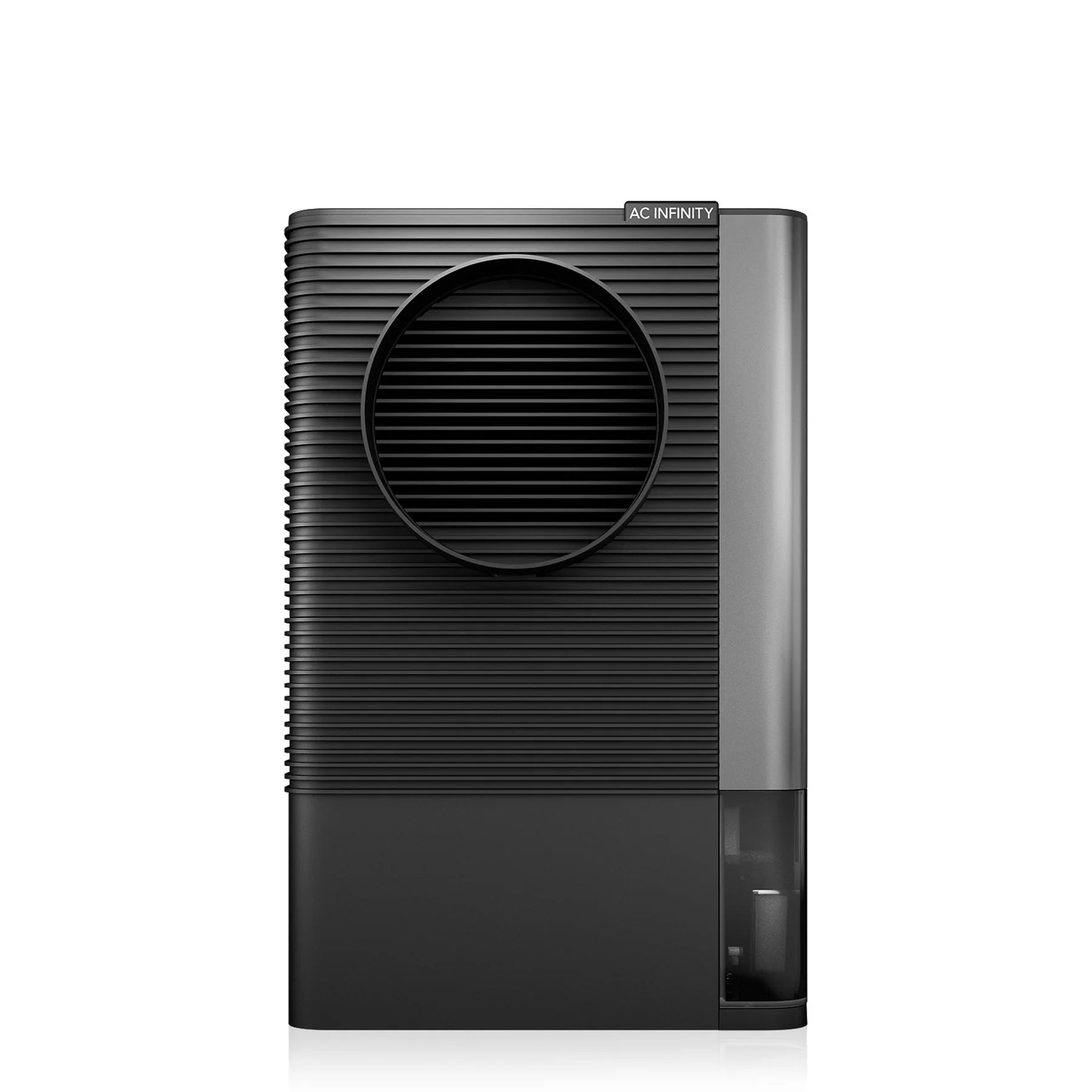 Black air purifier with 'AC Infinity' branding on a white background