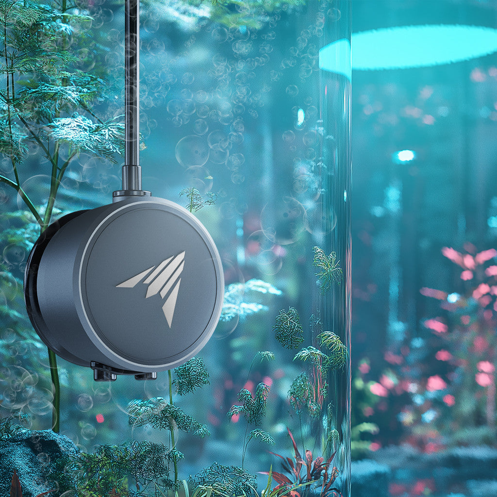 Water sensor monitoring aquarium levels with AI controller