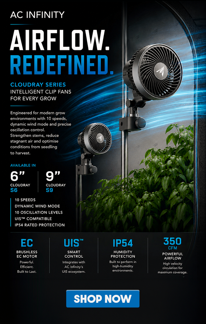 AC Infinity Cloudray Clip On Fans