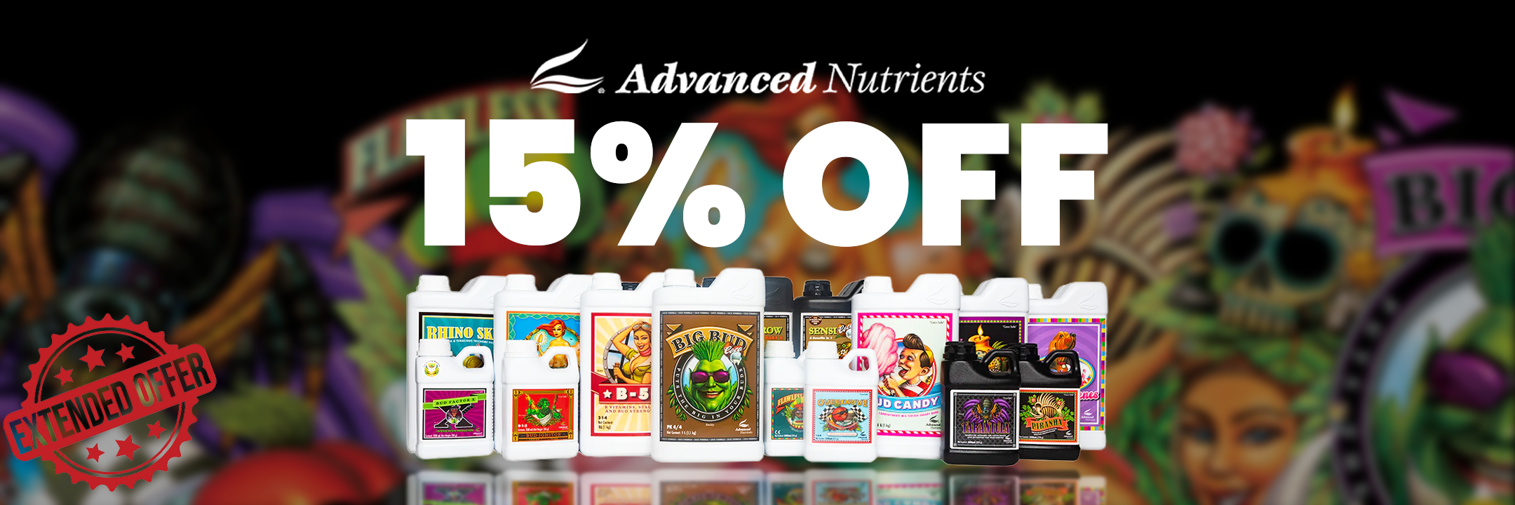 15 percent off Advanced Nutrients for hydroponic growing