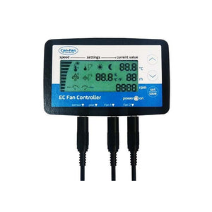 Can-Fan Q-Max EC LED Temperature Controller – Summer Essentials for Hydroponics & Indoor Growing | Holland Horticulture