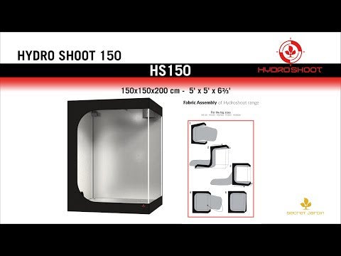 Secret Jardin Hydro Shoot Tent 1.5m x 1.5m x 2m R2