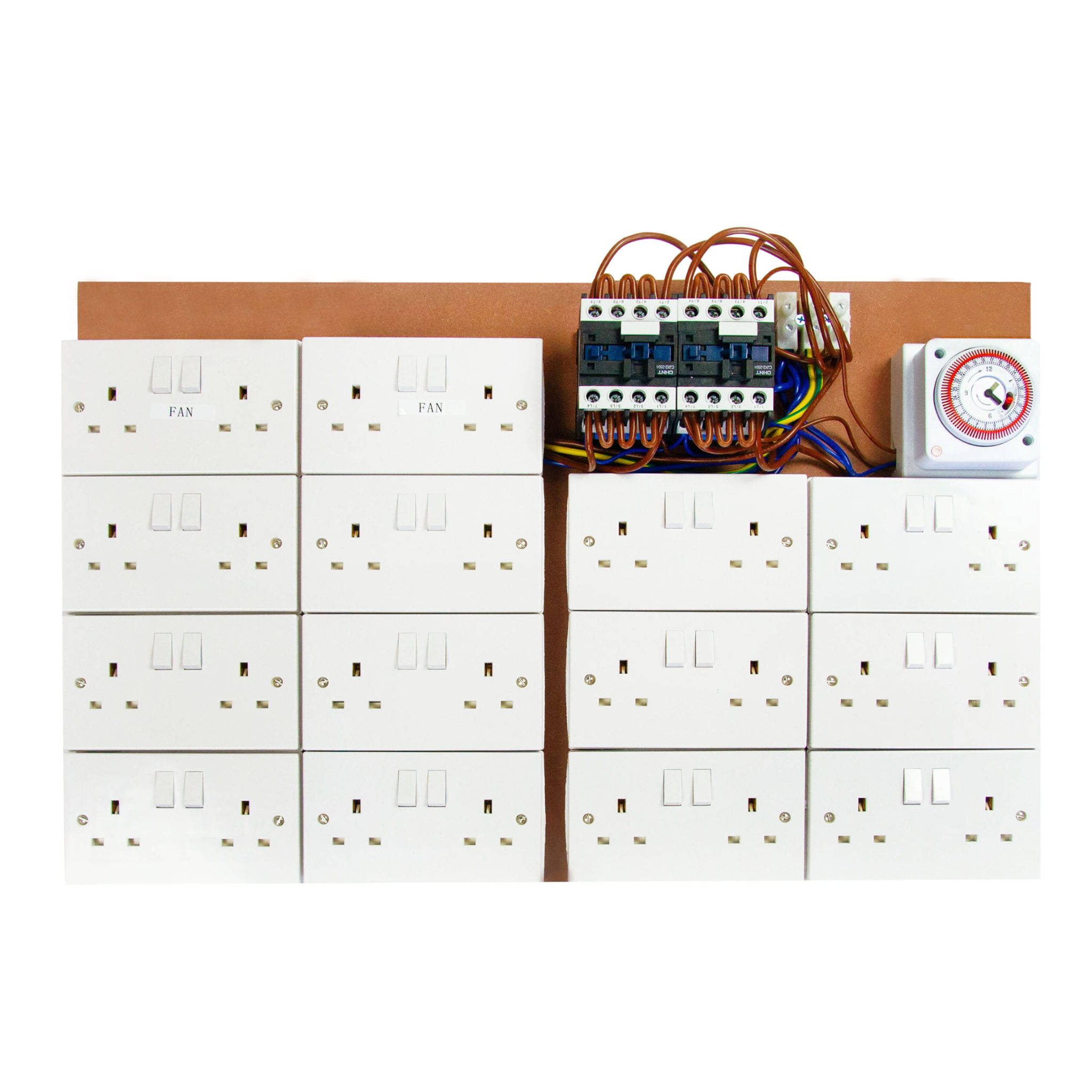 MDF 24-Way Contactor Board for Grow Lights and Timer – Holland Horticulture
