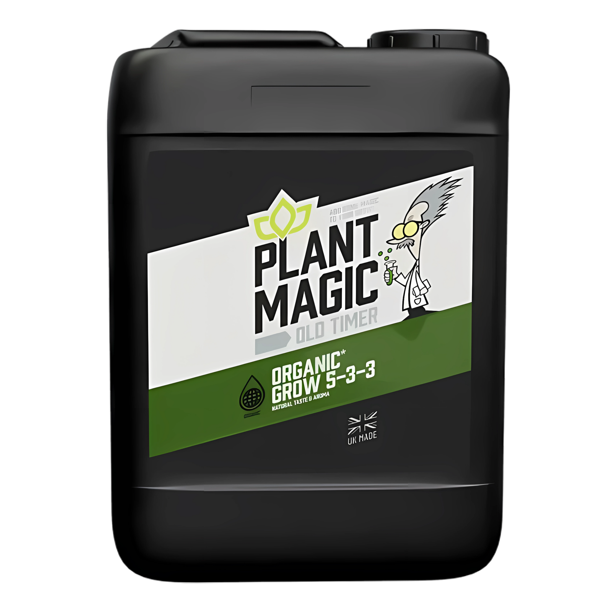 5L Black container with 'Plant Magic' label on a white background